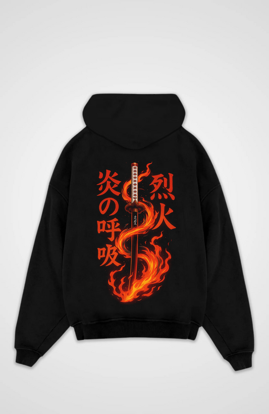 Rengoku Flame Hashira Oversized Hoodie