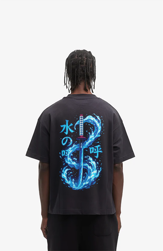 Giyu Water Hashira Oversized T-Shirt