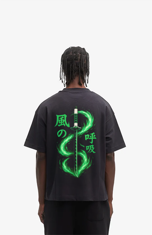 Sanemi Wind Hashira Oversized T-Shirt