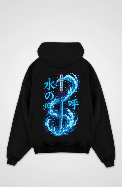 Giyu Water Hashira Oversized Hoodie