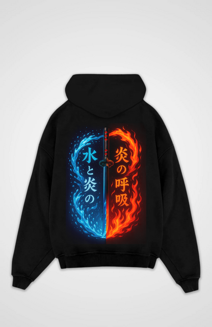 Tanjiro Dual Breathing Oversized Hoodie