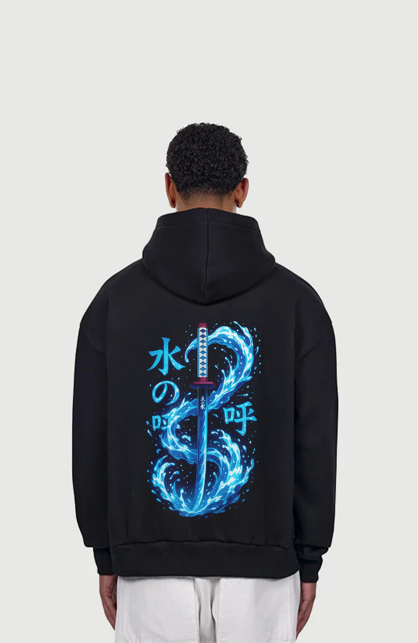 Giyu Water Hashira Oversized Hoodie
