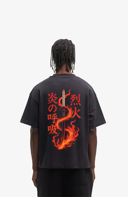 Rengoku Flame Hashira Oversized T-Shirt