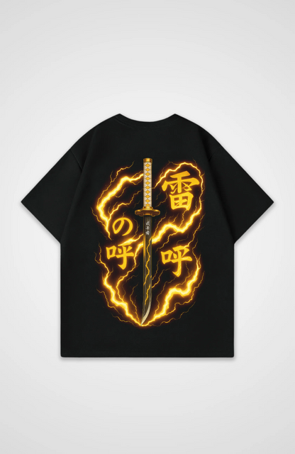 Zenitsu Thunder Breathing Oversized T-Shirt