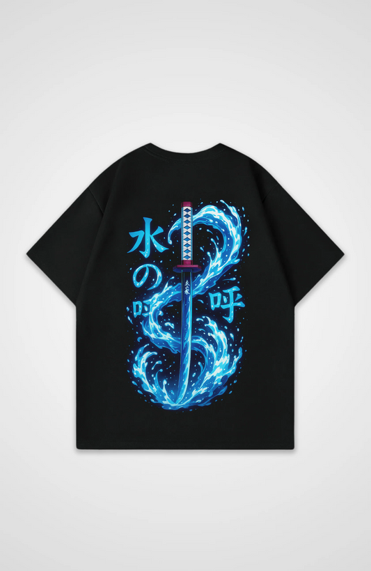Giyu Water Hashira Oversized T-Shirt