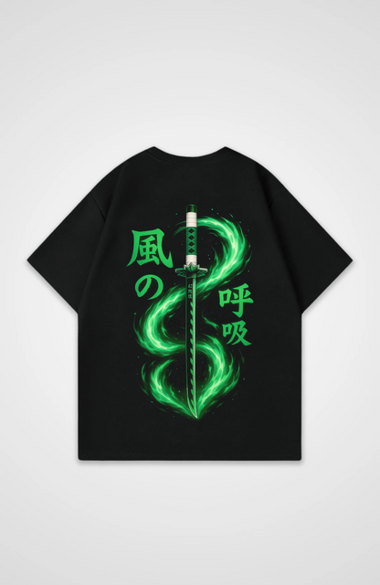 Sanemi Wind Hashira Oversized T-Shirt